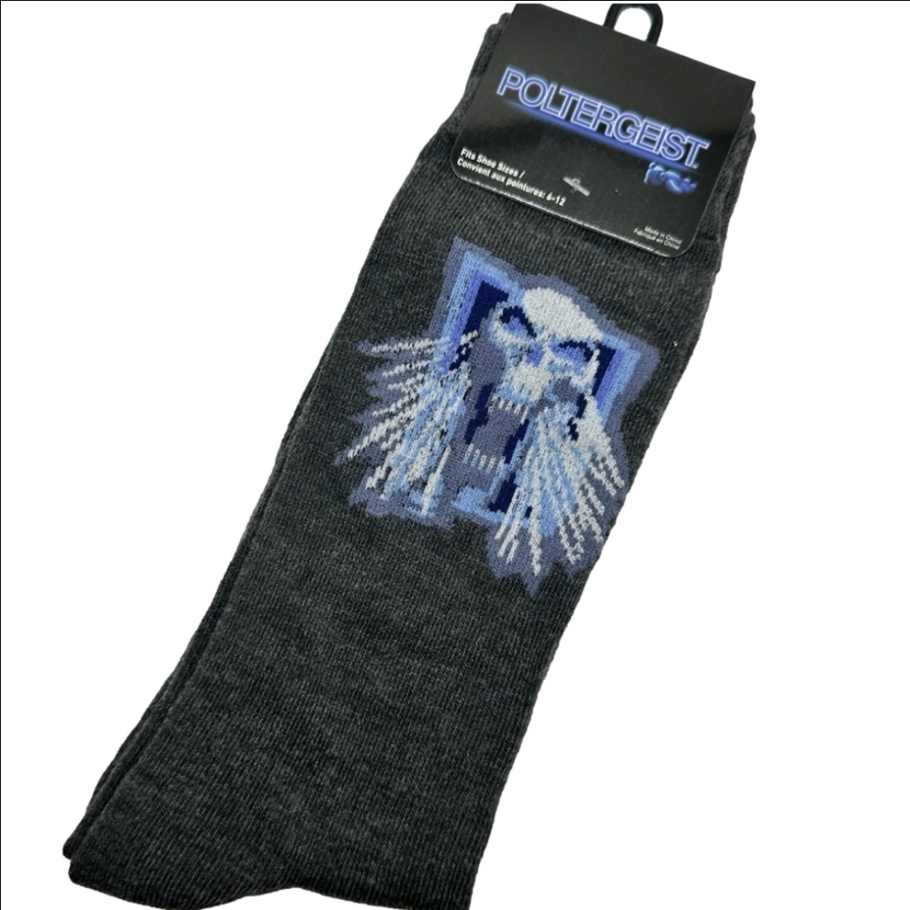 4/$25 Poltergeist Crew Socks New Unisex Collectible Movie Memorabilia